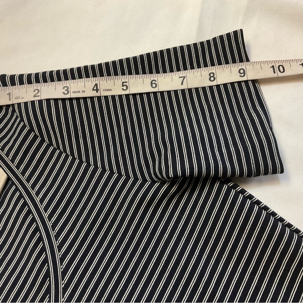 Club Monaco Striped Tie Waist Midi Dress Size S/P - Picture 6 of 11